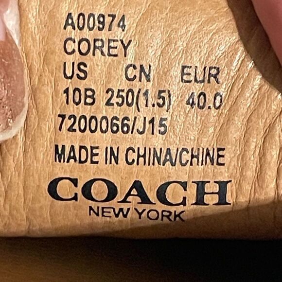Tan Coach sneakers,‎ women's br size 10B - Picture 12 of 13